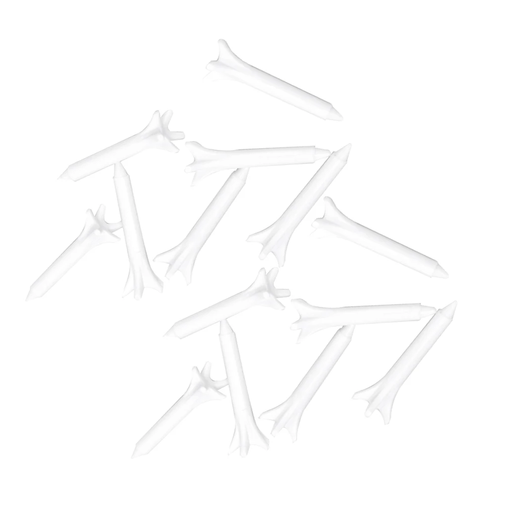 Pack 100 Plastic Golf Tees, 1 1/2 inch - Golf Practicing for Golfer - Unbreakable & Durable