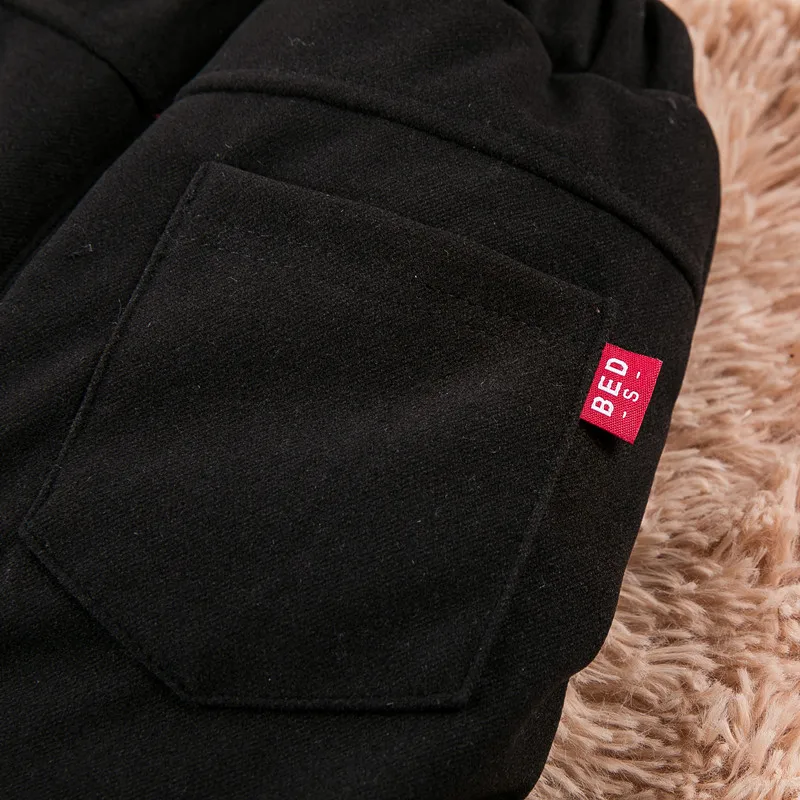 Childrenswear 0-4-Year-Old BOY'S Winter Brushed And Thick Star? Cotton Pants Small CHILDREN'S Outer Wear Casual Pants