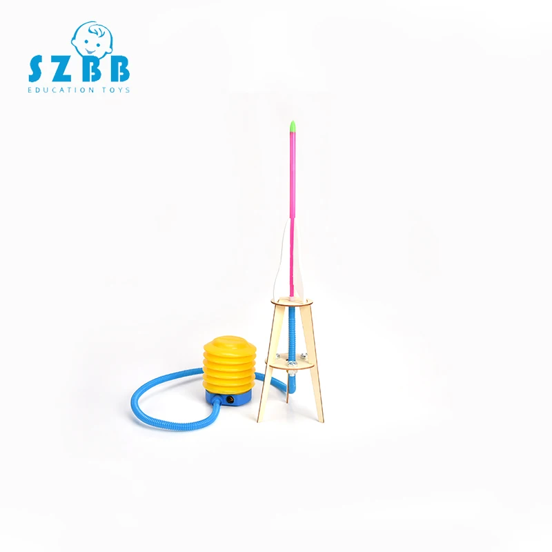 

SZ STEAM DIY STEM Toys for Children Physical Scientific Experiment Creativity Learning Educational Toy Kit DIY Air Rocket Gift