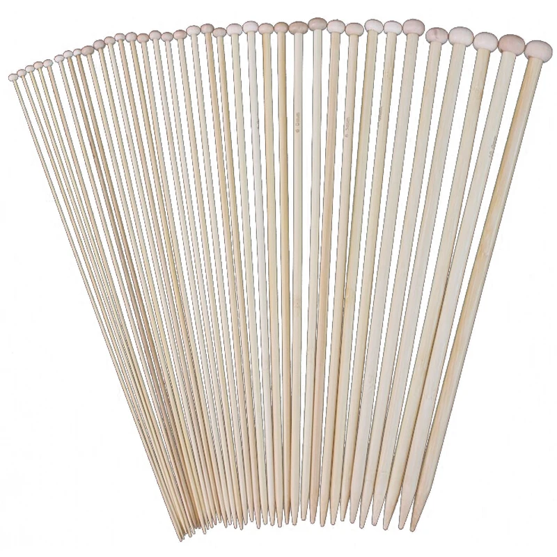 Cooke Lens Juego De 18 Agujas Circulares De Bambú Carbonizado - Puntas Dobles, Longitudes De 40 A 120 Cm, Ideal Para Tejer Agujas Tejer Carbonizadas Bambú