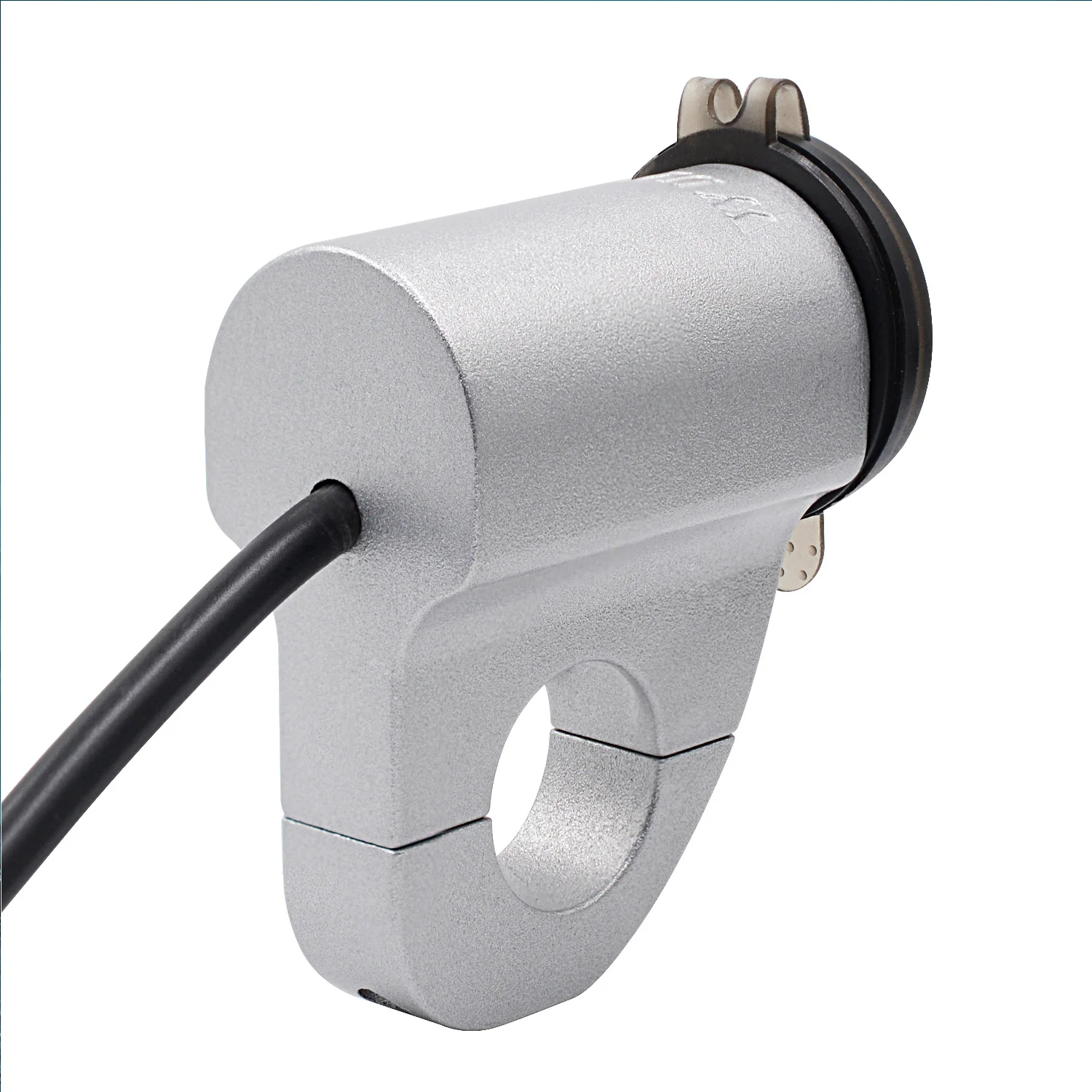 DC12V водонепроницаемый зарядное устройство для мотоцикла и велосипеда с цифровым дисплеем 2.4A USB быстрая зарядка с переключателем кронштейн зарядного устройства для мотоцикла