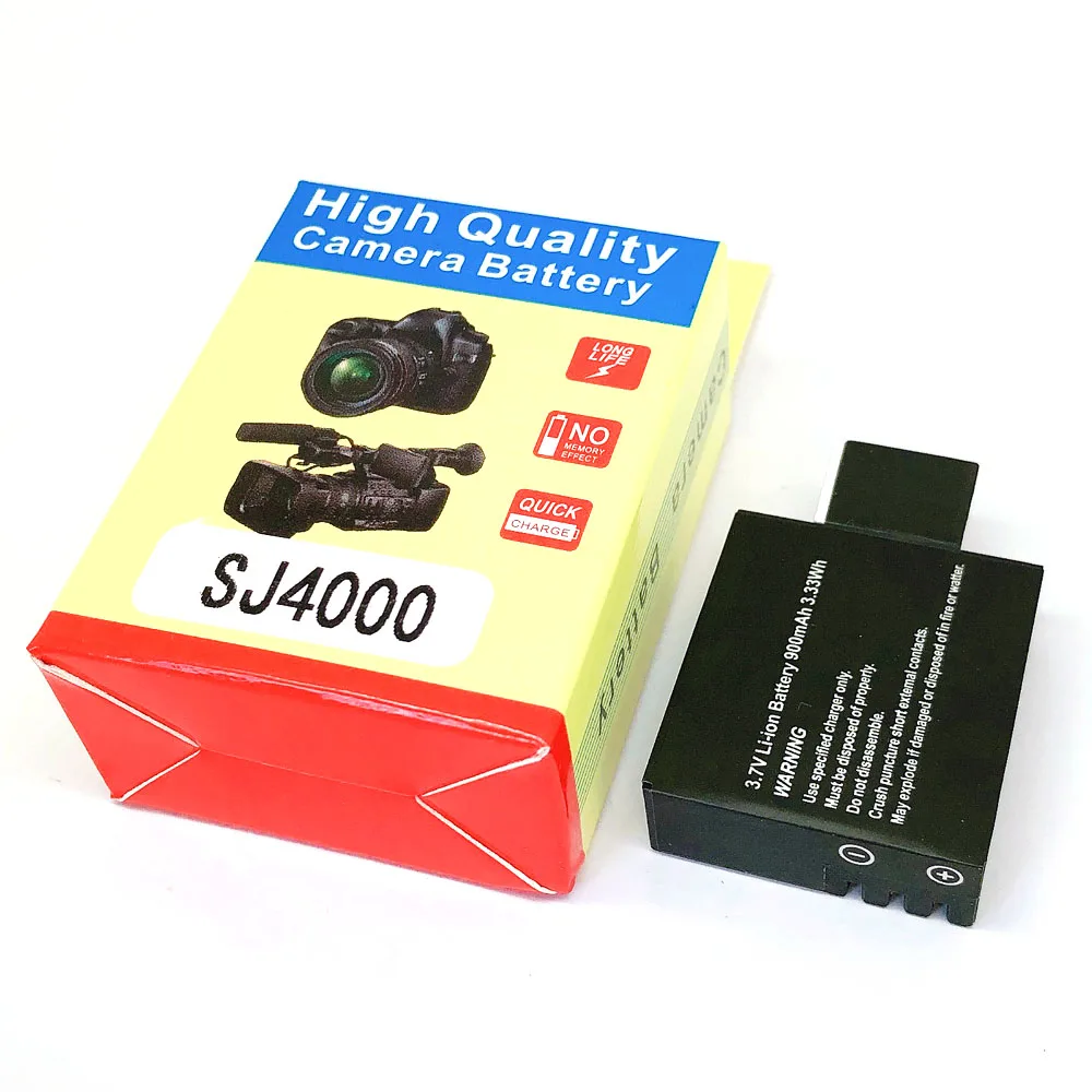 

3.7V 900mAh Battery For SJCAM SJ SJ4000 SJ5000 SJ6000 SJ7000 SJ8000 SJ9000 M10 WIFI Plus Elite Action Camera