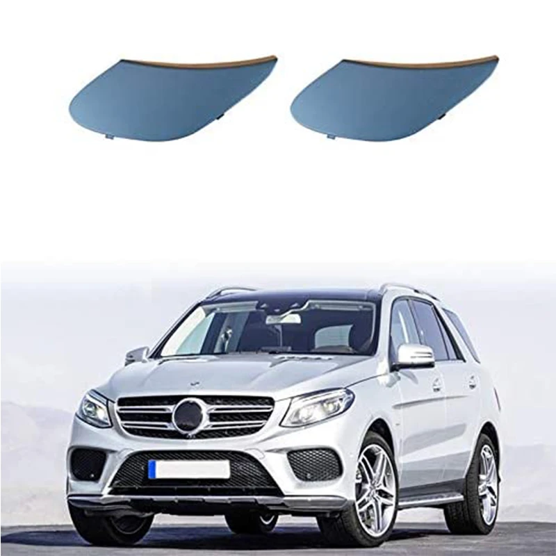 A2928854922 A2928855022 Car Stickers Front Bumper Chrome Tow Eye Hook Cover Trim for Mercedes W292 GLE320 GLE400 Accessories