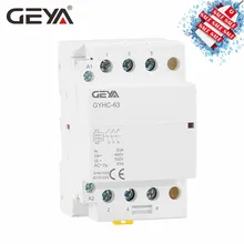 GEYA GYHC 220 В 3P 63A 3NO контактор переменного тока на din-рейку бытовые контакторы переменного тока автоматический выключатель