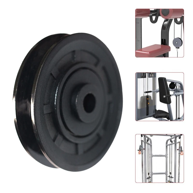Nylon Fitness Equipment Accessories Nylon Pulley Gym Wheel Nylon