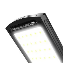 Открытый водонепроницаемый 36 светодиодный датчик движения на солнечной энергии садовый светильник безопасности настенный светильник с поворотным монтажным полюсом E65B