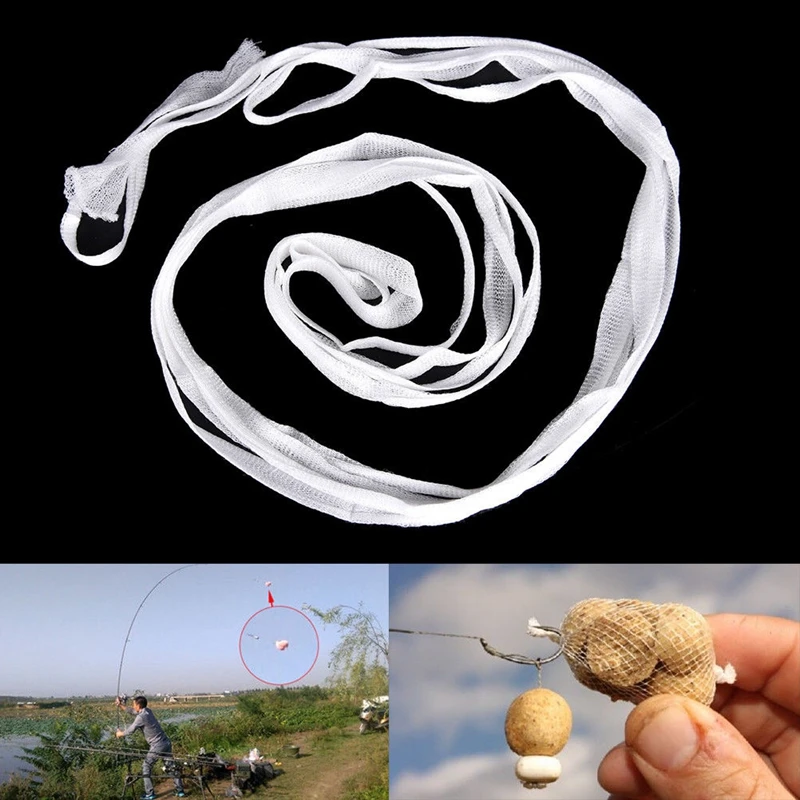 

5M PVA 37mm Wide Mesh Refill Carp Fishing Stocking Boilie Rig Bait Wrap Bags