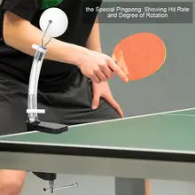 Table-type Ball Exercising Device Table Tennis Serve Action Stereotype Practice Serve Machine Trainer Spring Beginner Kid Adult