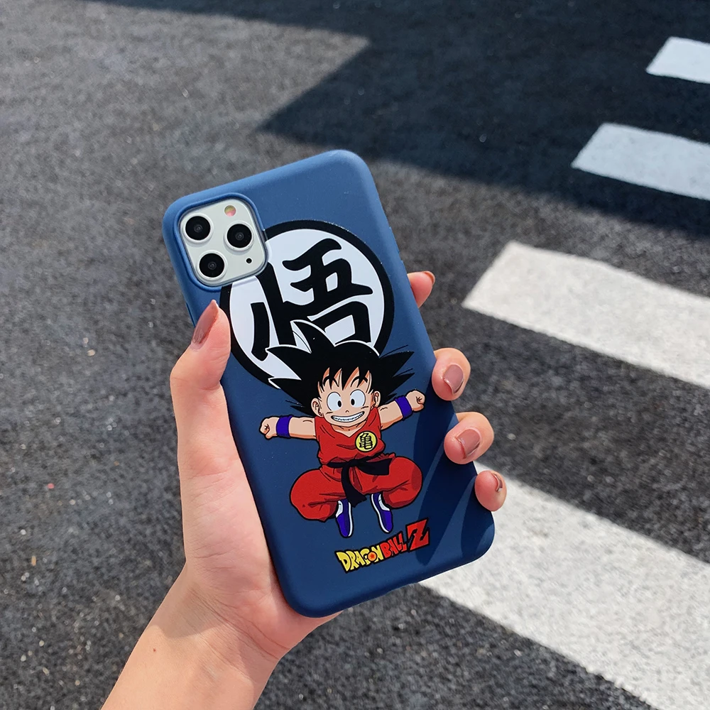 Милый Dragon Ball Z Супер Сон Гоку драгонболл зет чехол для iPhone 11 11pro 7 8 Plus X XS Max XR Мягкая силиконовая задняя крышка Coque Fundas