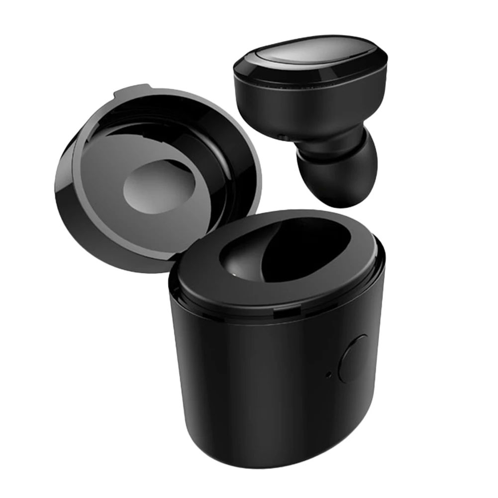 

Bluetooth Wireless Ear Phone Mini Single Earphone with 300mAh Portable Charging Case OUJ99
