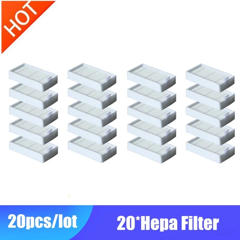 

20pcs HEPA Filter accessorie for CHUWI ilife V50 V55 v5 v5s v5 pro v1 V3 V3s v5s pro ilife x5 robot vacuum cleaner parts