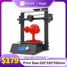 Jgmaker magia impressora 3d moldura de alumínio kit diy grande tamanho de impressão 220x220x250mm modelo transporte rápido ue rússia armazém
