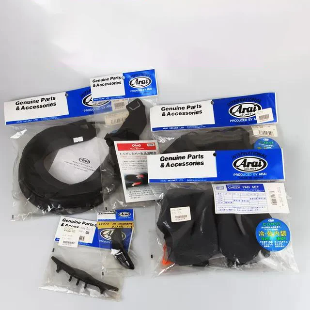 

Original ARAI Helmet Repair Part & Accessoriers/ Head Liner / Cheekpad Sets / Neck Replacement/Chinpad For RX7 RR5