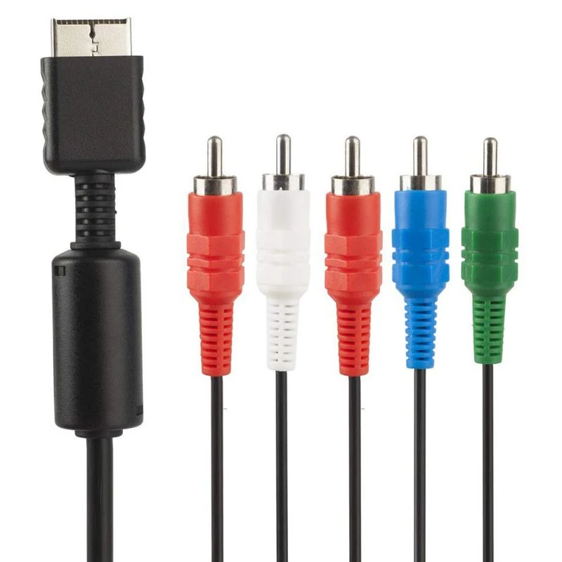 1 8 Meter Av Audio Video Cable Multi Output Ports Stereo Cord Color Difference Line For Sony Playstation Ps2 Ps3 Aliexpress