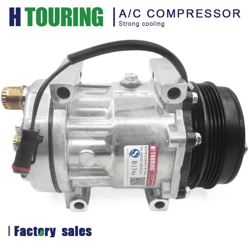 Compressore Ac Sd7H15 Per E Rover Defender Station Wagon Ld 2.5/Defender Pickup 2.5 Td5 Jpb101200 Tsp0155160 8076