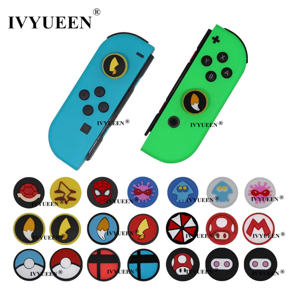 Thumb-Grip Stick-Cap Controller Nintendo Switch Lite Ns Joycon Analog Joy-Con IVYUEEN