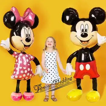 

1pcs Giant cartoon mouse Balloons Cartoon Birthday Party Decorations Helium Balloons For Kids Birthday Party Decor Classic Toys