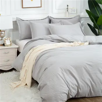 

Bedding Set Home Textile Stripe Comforter Bed King Queen Size Luxury Duvet Cover For Adults