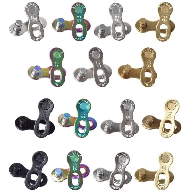 

2 Pairs Bicycle Chain Connector Lock for 6/7/8/9/10/11/12 Speed Master Link