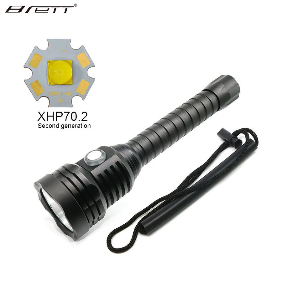 Новинка светодиодный фонарик для дайвинга CREE XHP70.2 лампа с бусинами 4000 люмен подводный Тактический