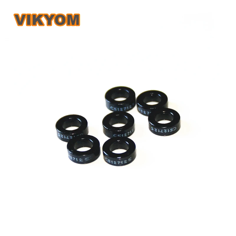 

CS127125 50PCS Sendust MagneticFerrite Core Ring Soft Magnetic Toroid Core Inductor Black