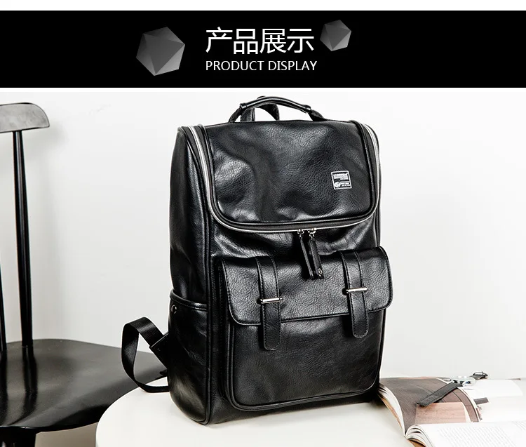 Рюкзак-сумки Mochila Школьный черный для девочек menpu твердый Bolsas большой Feminina