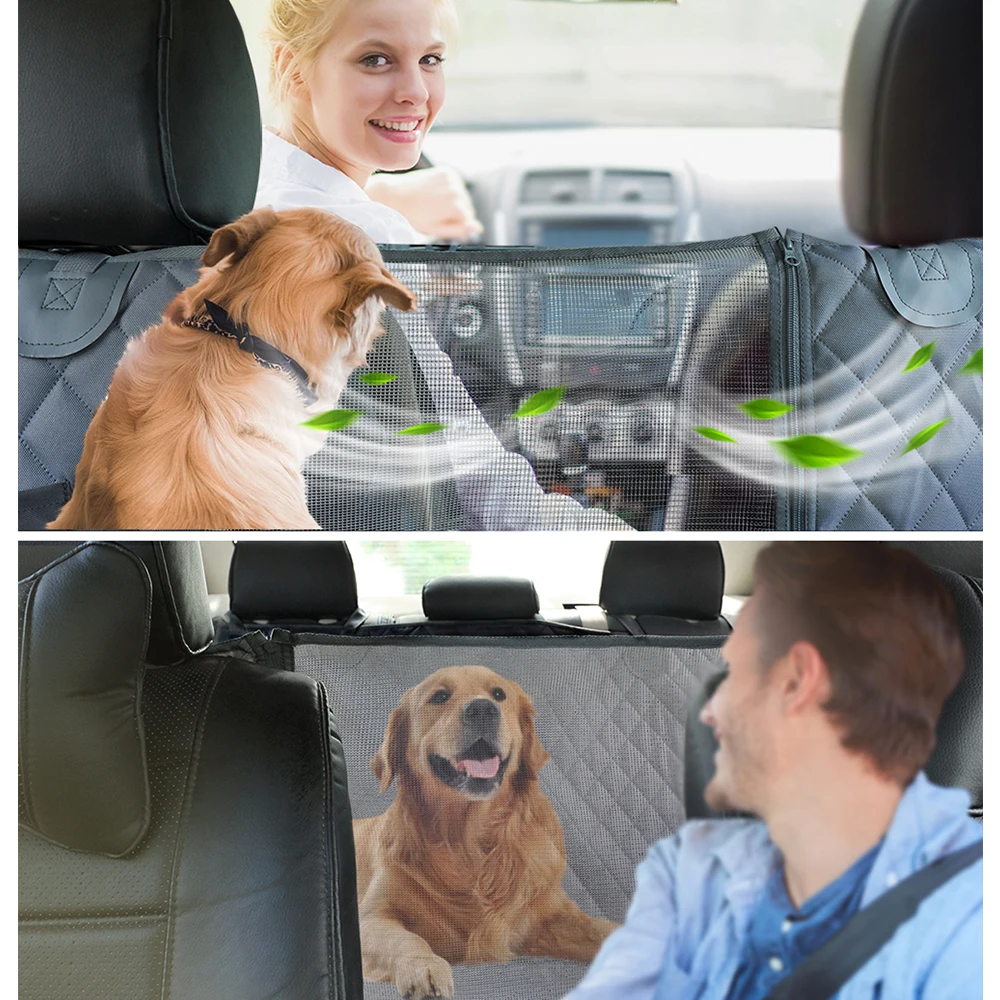 PETRAVEL Dog Car Seat Cover Waterproof Pet Travel Dog Carrier Hammock Car Rear Back Seat Protector Mat Safety Carrier For Dogs image_2