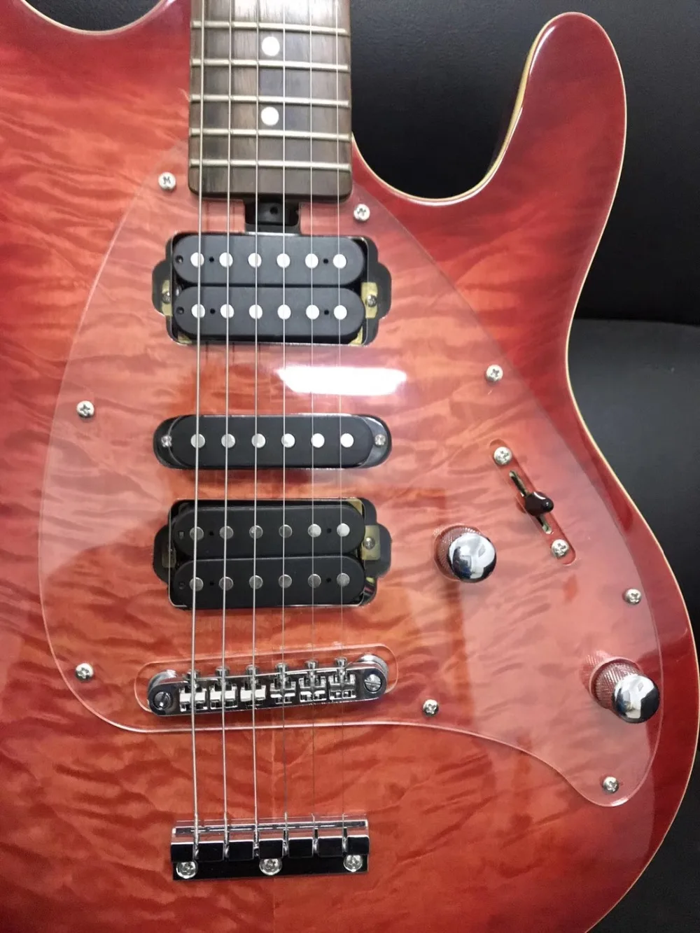 Новинка+ фабрика+ красный Steve Morse signature music man SM-Y2D электрогитара ernie ball music man Y2D гитара