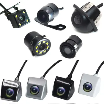 

Car Rear View Camera 4 LED Night Vision Reversing Auto Parking Monitor CCD Waterproof 170 Degree HD Video