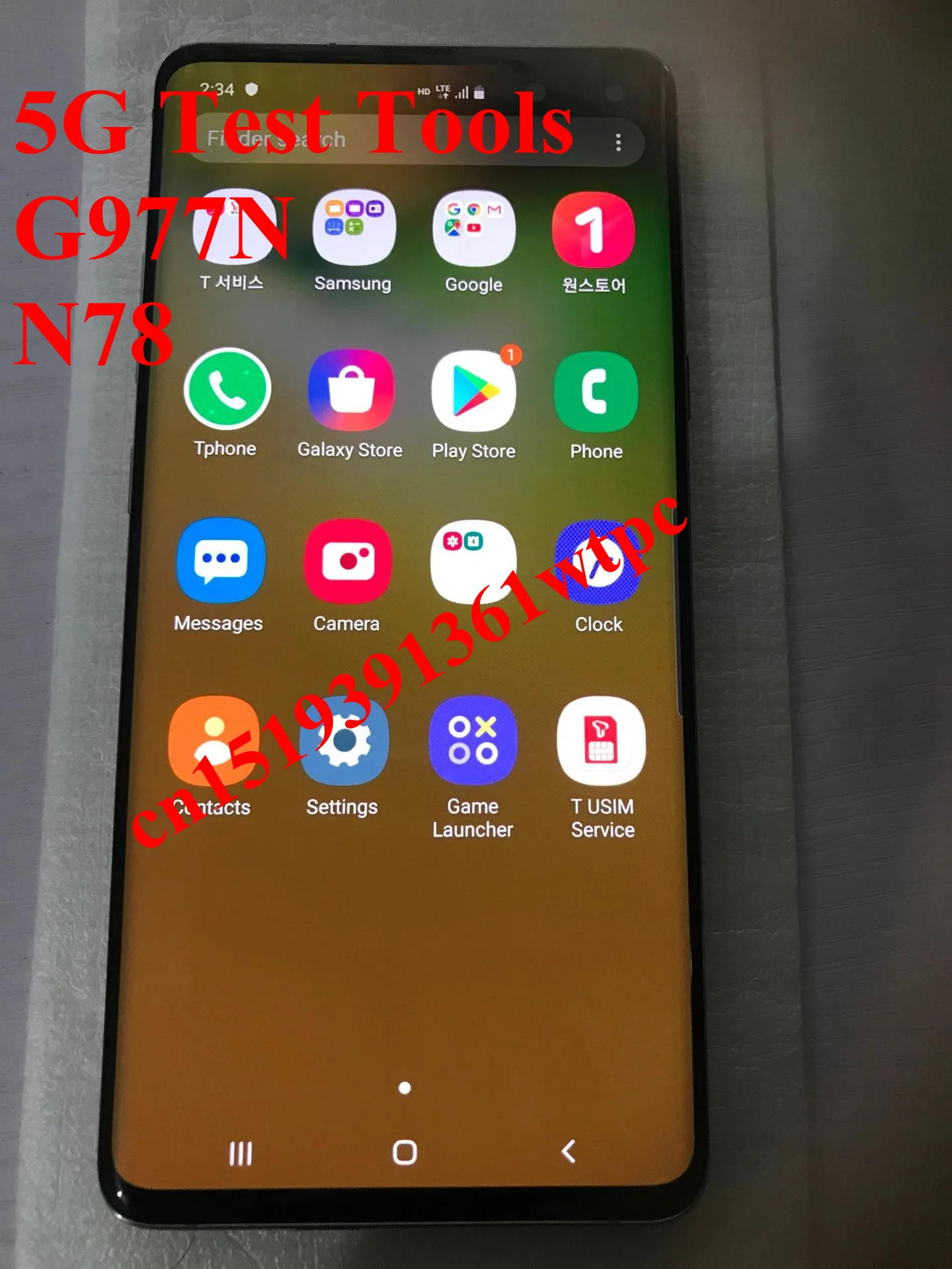 DHL+ 5G тестовые инструменты G977N 5G трубки+ Поддержка 5G N78, тест ting