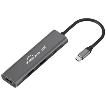 

Expansion Card Four-in-one Type-c Expansion Dock Hdmi Hd 4k Usb Hub for HC401 HD401 Converter Notebook Docking Station