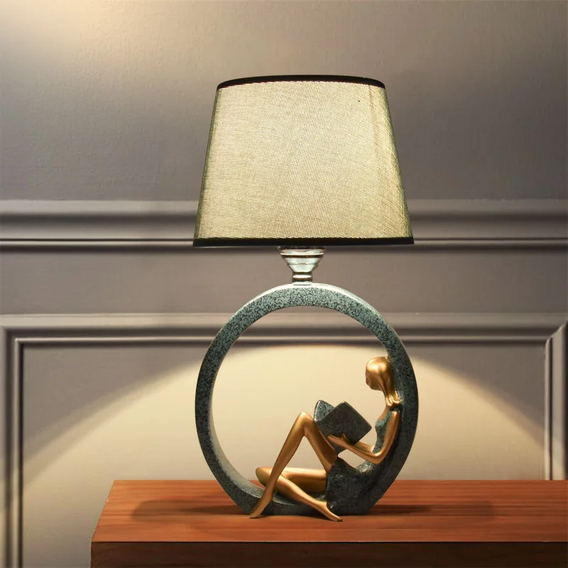 Новый стиль диммируемая прикроватная Настольная лампа для спальни декор для гостиной настольная лампа Лофт светильник нордическая лампа