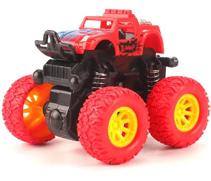 Трение Powered Mini Push and Go автомобиль грузовик jam Playset для мальчиков девочек зеленые детские машинки игрушки монстр грузовик инерции внедорожник трения - Цвет: red