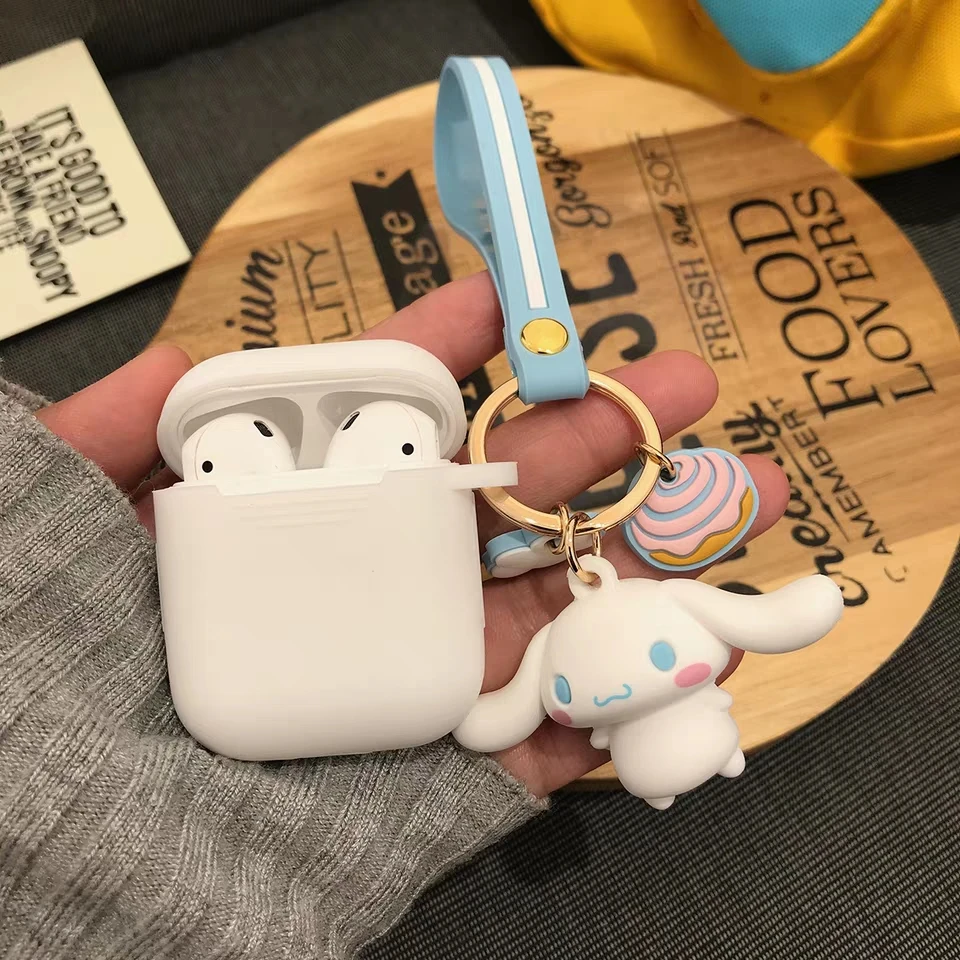 Япония мультфильм Мелодия Cinnamoroll беспроводной Bluetooth чехол для наушников для Apple AirPods силиконовый зарядный чехол для наушников s Чехол - Цвет: 3