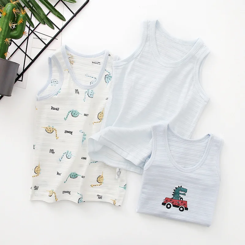 kids tank tops 3pcs for boys girls