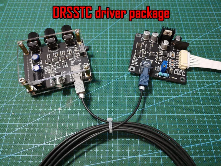 DRSSTC законченный драйвер платы двойной резонансный катушки Тесла искусственный молниеносный привод контроллер Набор