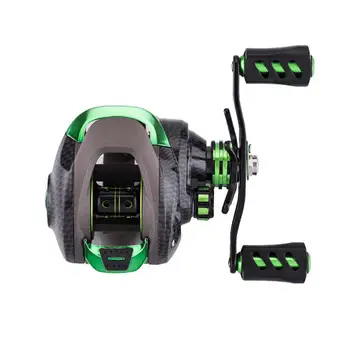 

All Metal Bait Casting Baitcast Reel High Speed 7.1:1 Gear Ratio 6+1BB 6KG Max Drag Metal Spool Line Cup Carp Bait Fishing Wheel