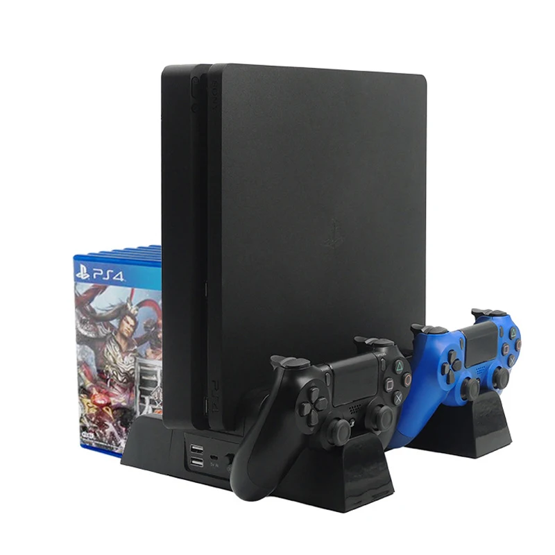 PS4/PS4 Slim/PS4 Pro многофункциональная Вертикальная консоль охлаждающая подставка контроллер зарядное устройство зарядная станция для SONY Playstation 4