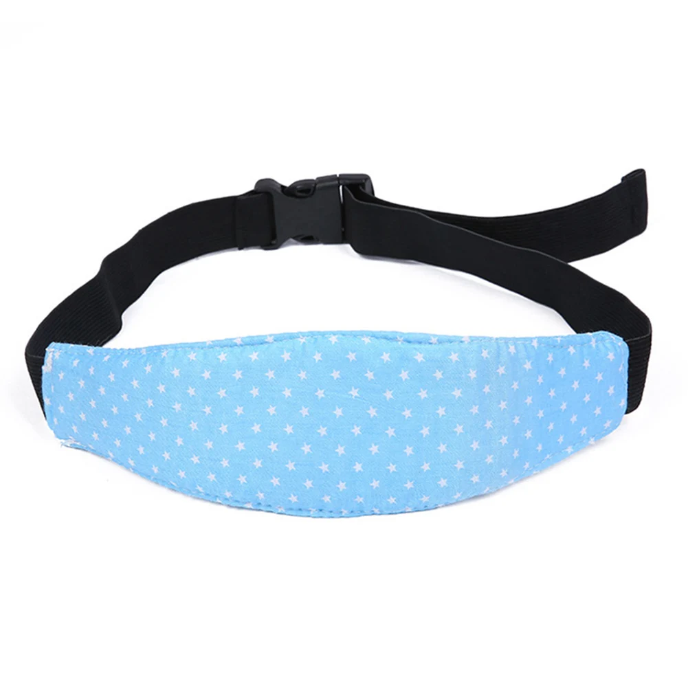 Blue Little Star 23 Infant Stroller Seat Sleeping Safety Fixed Strap Baby Head Support Safety Car Seat Neck Relief M09 - Цвет: Blue Little Star 23