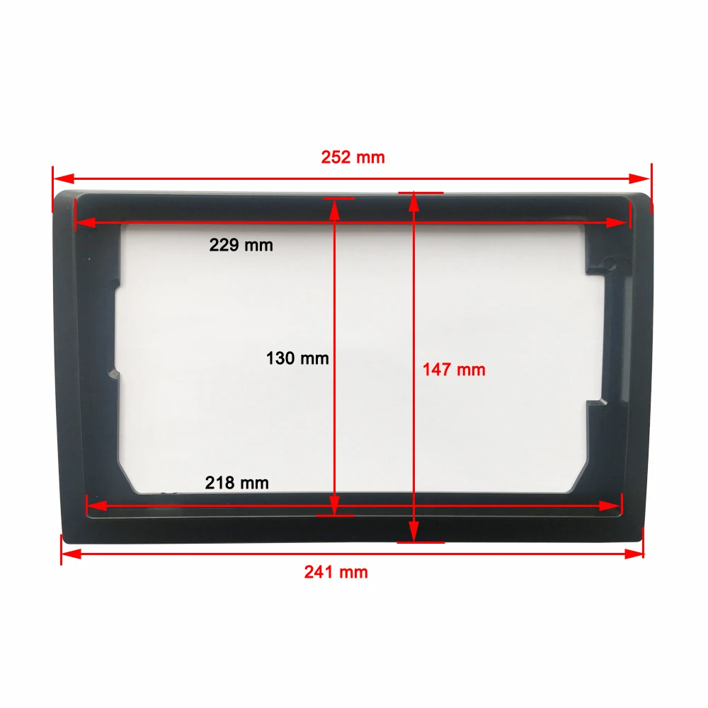 estrutura para rádio mudança para placa de rádio polegadas para painel de montagem no painel