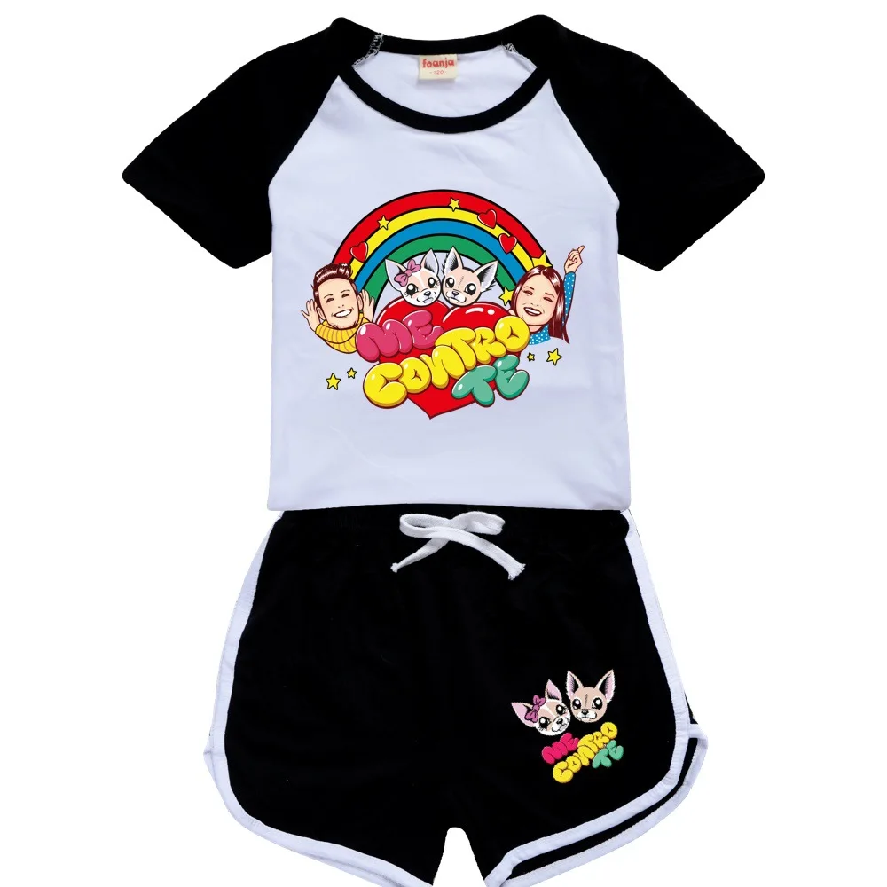 baby boy clothing sets cheap	 Me contro te Girls Boys Summer Clothing Set Kids Sports T-shirt +Pants 2-piece set Baby Clothing Comfortable outfits Pyjamas baby boy clothing sets cheap	 Clothing Sets