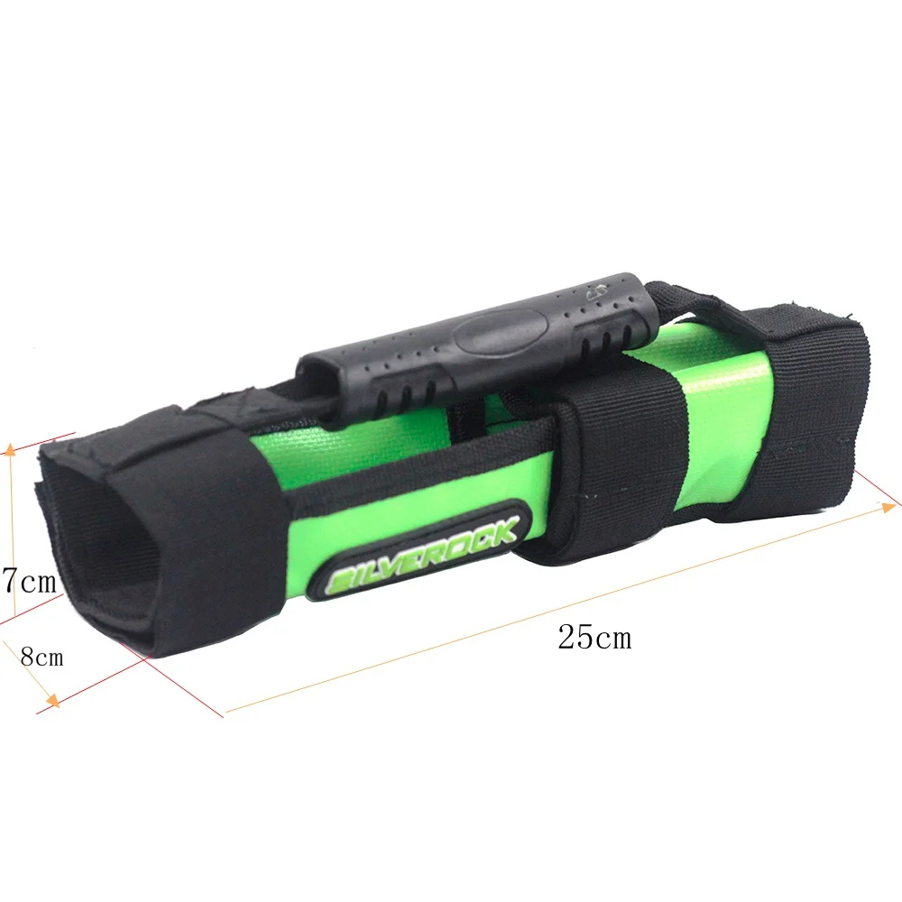 Fluorescent green SILVEROCK велосипедная ручка для переноски, ручка для 3sixty Brompton Fnhon, складные ручки для переноски велосипеда, Аксессуары для велосипеда - Цвет: Fluorescent green