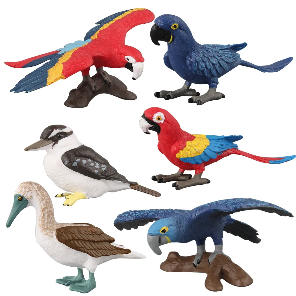 

Manufacturers Direct Selling Animal Model Toy Birds Parrot Doll Ornaments Plastic Animal Toy Model