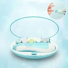 Ephex тихие Пластиковые ногти детские электрические ножницы для ногтей безопасные детские пилочки для ногтей инструмент для новорожденных