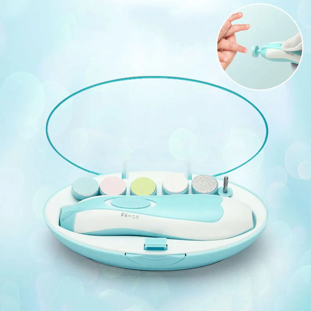 

Ephex Quiet Plastic Fingernails Baby Electric Nail Scissors Safe Baby Nail File Newborn Tool