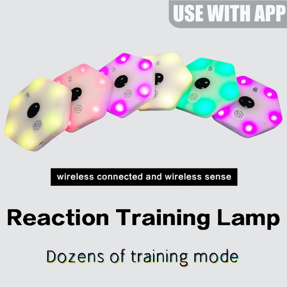 PROD 10000025753339 【queling】reaction training light lamp speed
agility response equipment basketball boxing fitlight blazepod handball