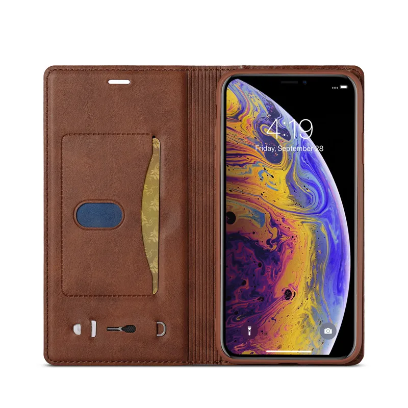 Флип чехол для iPhone 11 Pro Max магнитные чехлы телефонов Hoesje XR XS X кожаный бумажник 8 7 6 6S