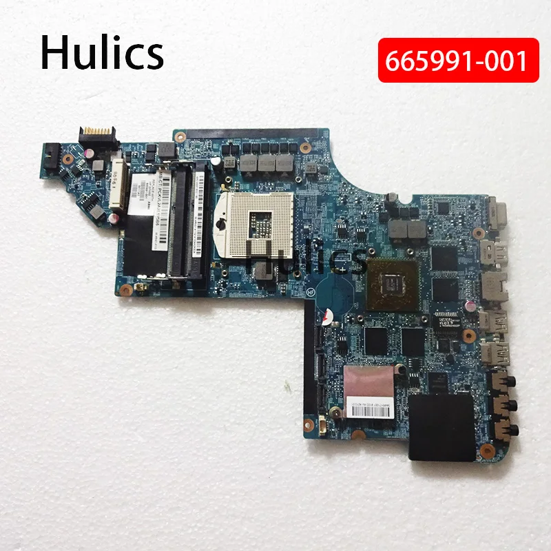 Hulics оригинальный 665991-001 материнская плата для ноутбука HP Pavilion DV6 DV7-6000 Материнская