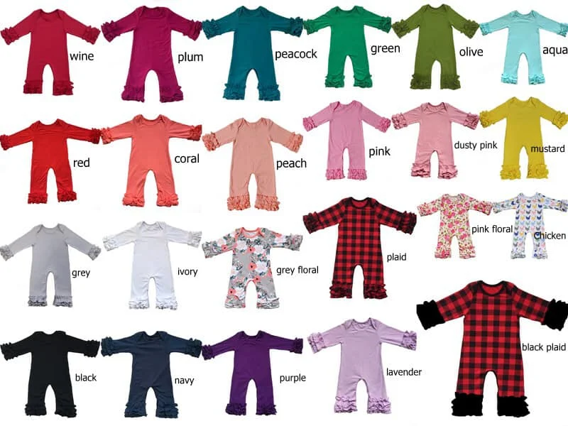 buffalo plaid newborn pajamas