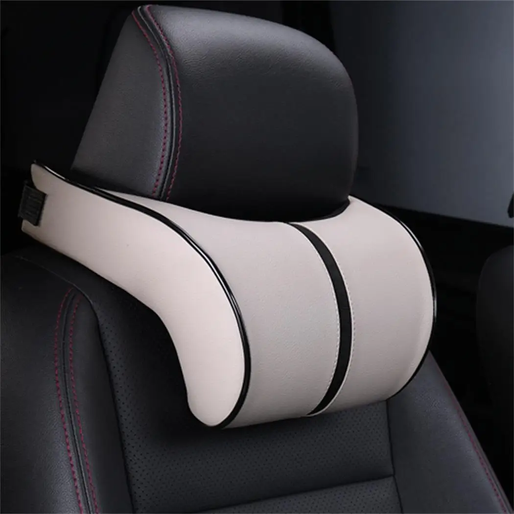 Подушка для автомобильного кресла, подушка для отдыха, подушка для памяти, хлопковая Подушка, эластичный ремень, подушка для ухода, подголовник, автомобильные аксессуары